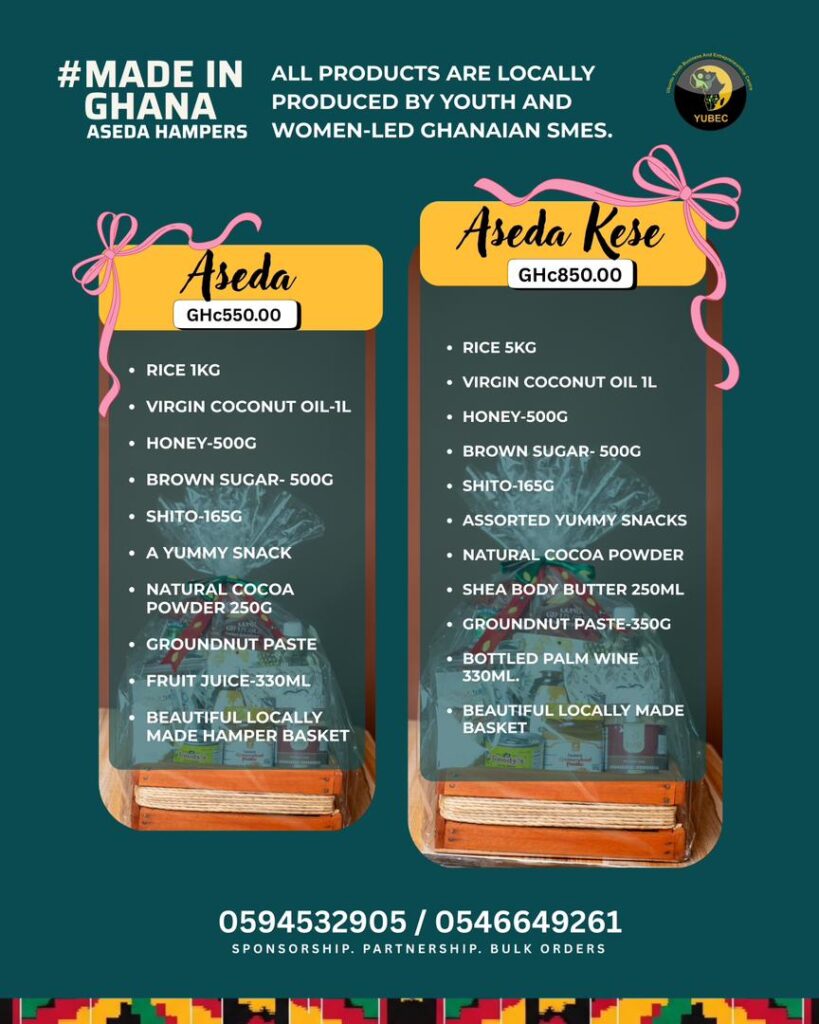 YUBEC Aseda Hampers product list