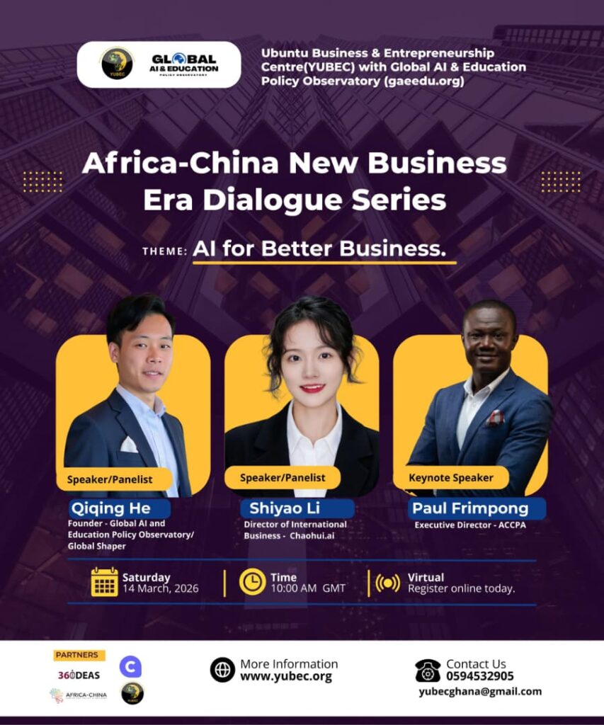 YUBEC's Africa-China New Business Era Dialogue Series: AI for Better Business
